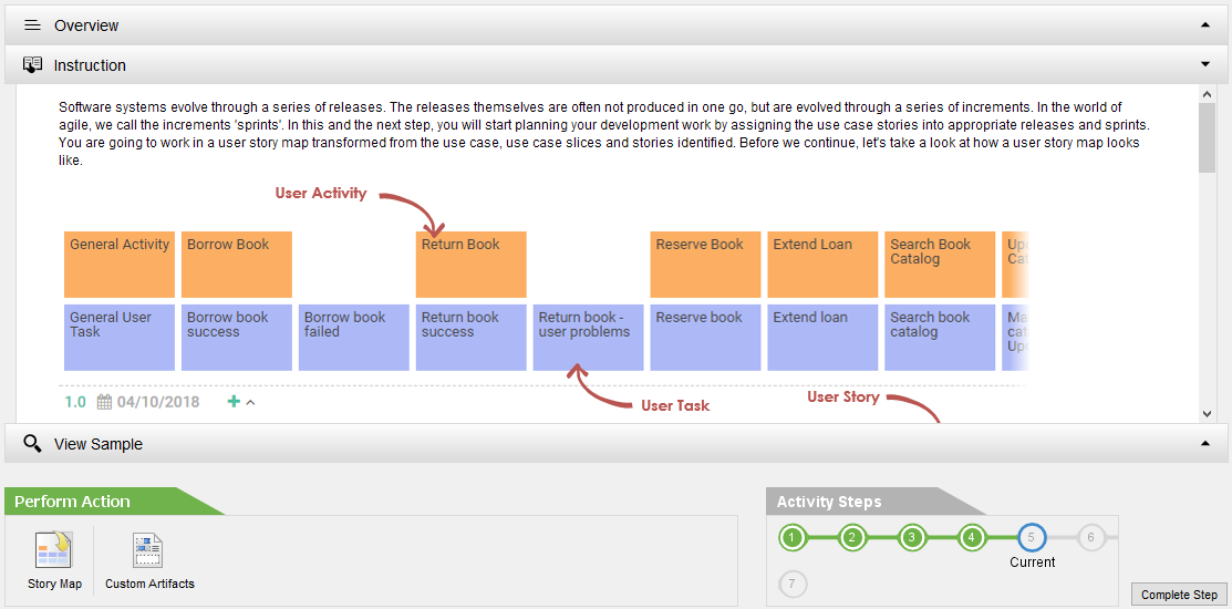 Use Case 2.0 STEPS Wizard