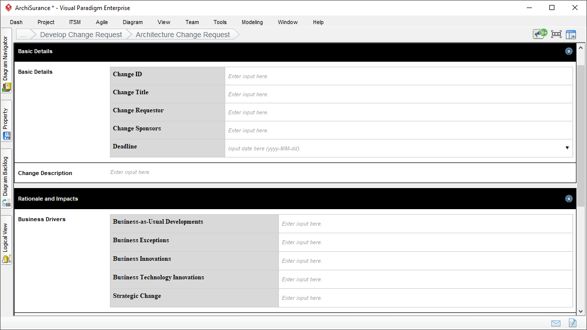 TOGAF Architecture Change Request