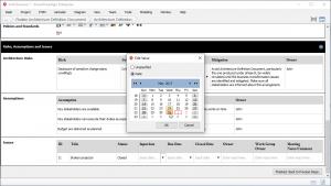 TOGAF Architecture Definition: Risks, Assumptions and Issues