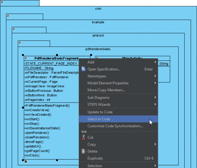 visual paradigm uml from code