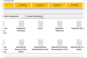 Create DoDAF deliverables